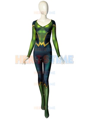 Mera Comics Version DyeSub Printing Cosplay Costume