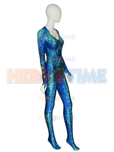 Newest Queen Mera Suit Aquaman 2018 Film Version Mera Cosplay Costume