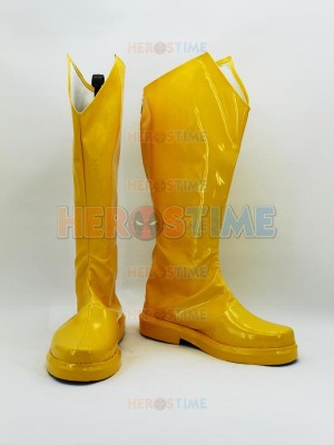 The Flash DC Comics Superhero Cosplay Yellow Boots