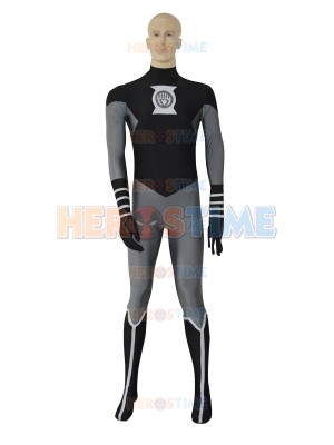 Black Lantern Crops Spandex Superhero Costume