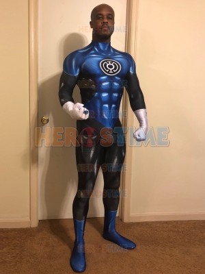 Blue Lantern Corps 3D Printed Blue Lantern Costume No Eyemask
