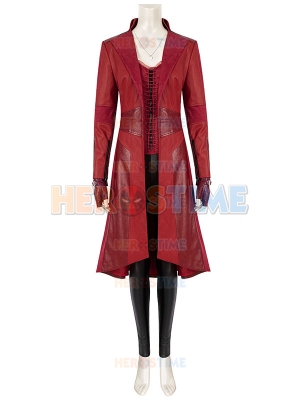 Captain America Civil War Scarlet Witch Wanda Cosplay Costume 