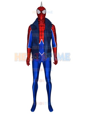 Punk-Rock Spider Suit PS4 Game Coplay Costume