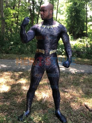 Black Panther 2018 Killmonger Golden Jaguar Costume No Mask