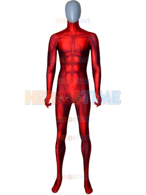 Daredevil Costume Classic Daredevil Printed Costume No Mask