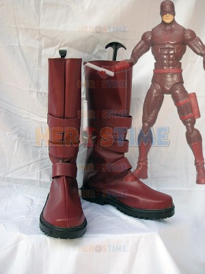 Daredevil Red Superhero Cosplay Boots