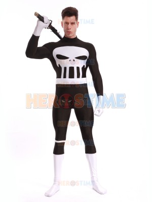 Adult Punisher Spandex Superhero Costume