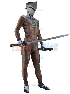 Overwatch Genji Costume 3D Print Genji Cosplay Suit