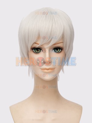 Overwatch Soldier 76 Silver Short Wig