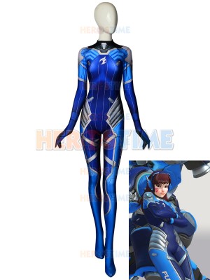 Overwatch D.Va Costume D.Va Dallas Fuel Printed Costume