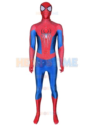 The Amazing Spider-Man 2 Costume With Puff Paint Webbing & Spider