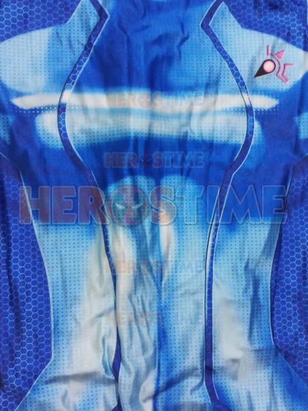 Samus Zero Blue Color cosplay costume