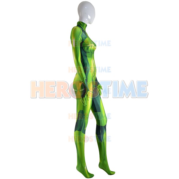 キャラコス Samus Zero Green Color cosplay costume