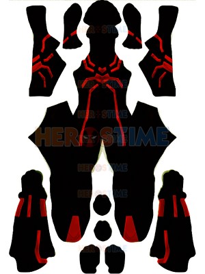 Red Big Time Spider-man Suit Spider-Man PS4 Games Cosplay Costume