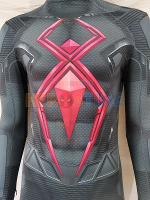 PS4 Marvel's Spider-Man Dark Suit Spiderman Superhero Costume