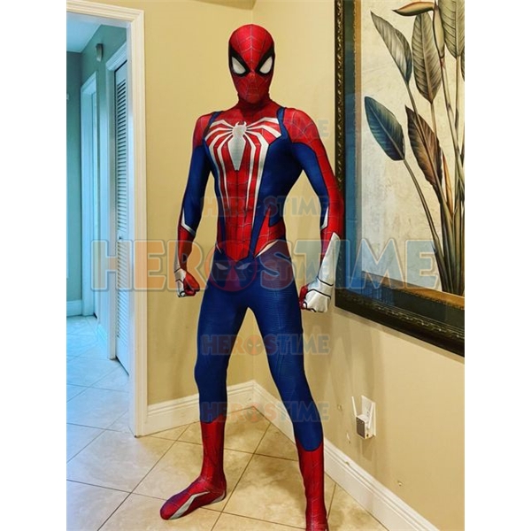 PS4 Spiderman Costume Insomniac Games Version Spider-Man Cosplay