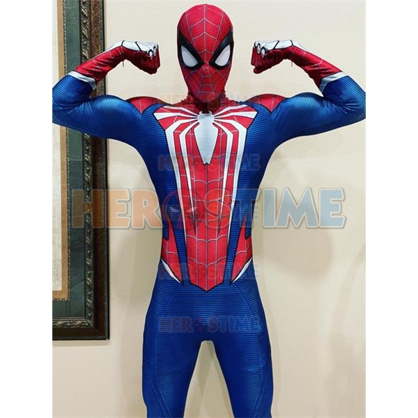 PS4 Spiderman Costume Insomniac Games Version Spider-Man Cosplay Suit