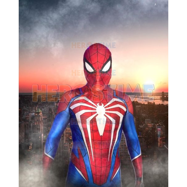 Spiderman 2 PS5 Advanced Suit HD Printed Cosplay Costumes