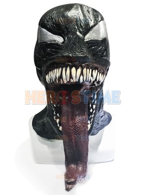 2018 Venom Movie Version Supervillain Cosplay Mask Helment