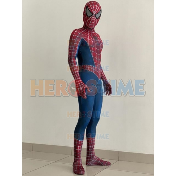 Spider Man Cosplay Costume Spider Man 2 Tobey Maguire Suit Version