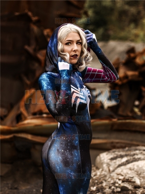 Gwenom Symbiote Gwen Stacy Suit Galaxy Look Gwen Suit