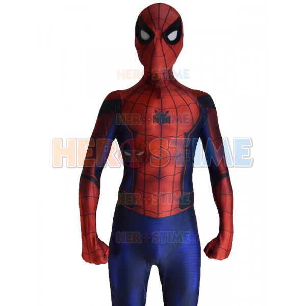 Civil War Spiderman Costume 3D Shade Cosplay Suit