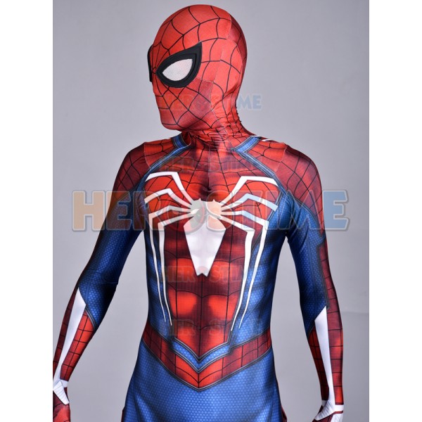 PS4 Spiderman Costume Insomniac Games Version Spider-Man Cosplay Suit