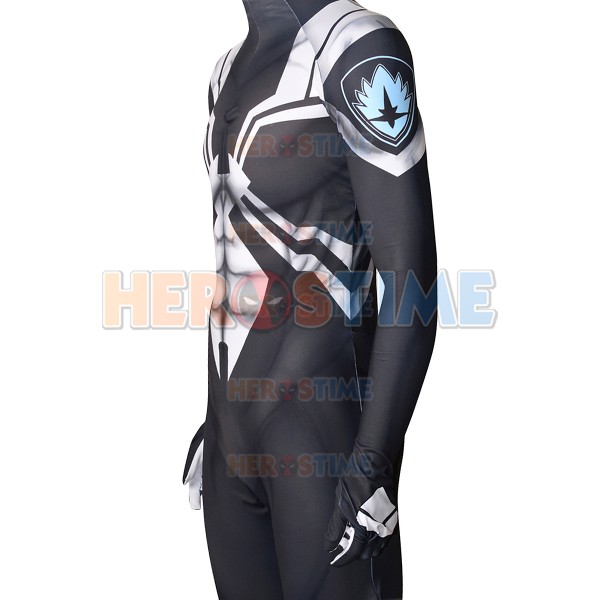 Agent Venom Ultimate Spider Man Animated Printing Cosplay Costume Agent Venom Ultimate Spider Man Animated Printing Cosplay Costume