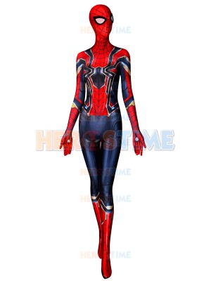 Female Spider-man Suit Iron Spider MCU V3 Superhero Costume