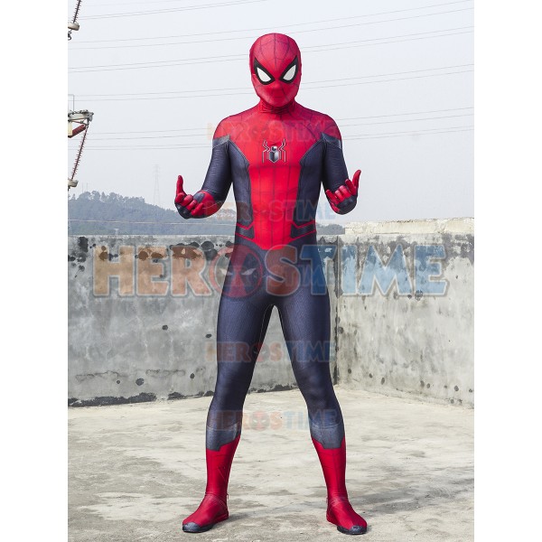 Spider Man Far From Home Cosplay Costume Adult And Kid Spider Suit