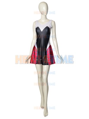 Gwen Stacy Spider-man Spandex Cosplay Dress