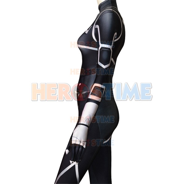 Black Cat Suit Spider Man The Heist Black Cat Cosplay Costume Adult Kid Suit - black cat costume roblox