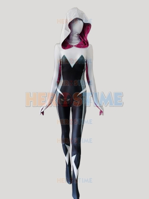 Marvel Rising: Spider-Gwen Costume Ghost-Spider Printing Cosplay Costume