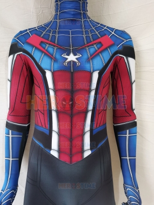 Captain Spider Homecoming Costume Custom Spider-Man Costume