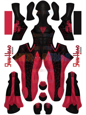 Spider-Man Miles Morales 10th anniversary Kids and Adults Halloween Costume