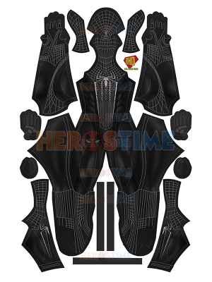 The Amazing Spider-Man New Pattern Black Suit Cosplay Costume