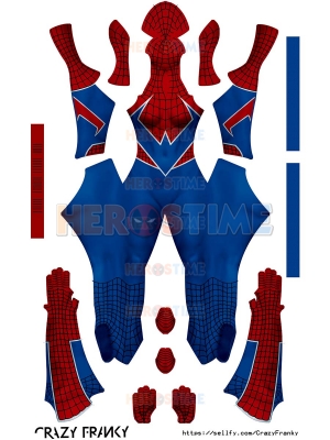 Female Spider Punk Cosplay Costume