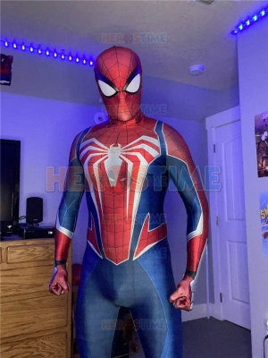 Spider PS5 Advanced 2 White Trim Cosplay Costume