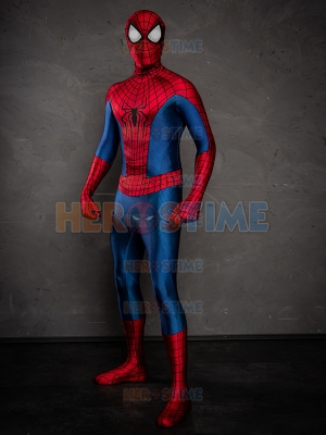 The Amazing Spider 2 Costume On Color Fabric Puff Paint Spider