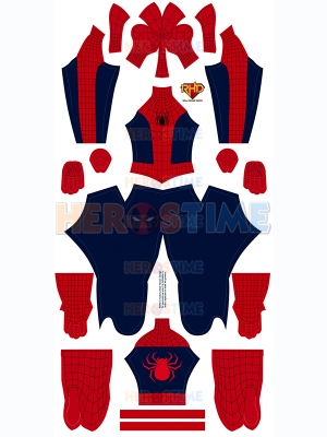 Spider Alex Ross 7 Pieces Man Cosplay Costume