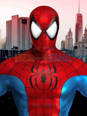 Spider Marvel vs Capcom 2 Printing Cosplay Costume