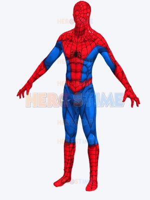Newest Spider Rivals Printing classic Cosplay Costume 