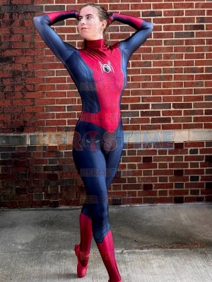 Tom Holland Spider-Man No Way Home Costume with Female Muscle
