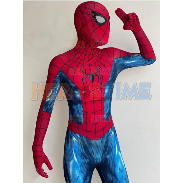 Spider-Man Brand New Day Complete Cosplay Costume – Adult Red/Black Spandex Suit – No Way Home Style