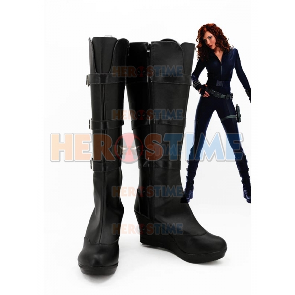 Iron Man 2 Black Widow Cosplay Boots