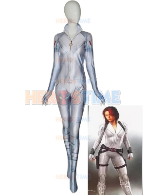 Black Widow 2020 New Costume White Suit Adult and Kids