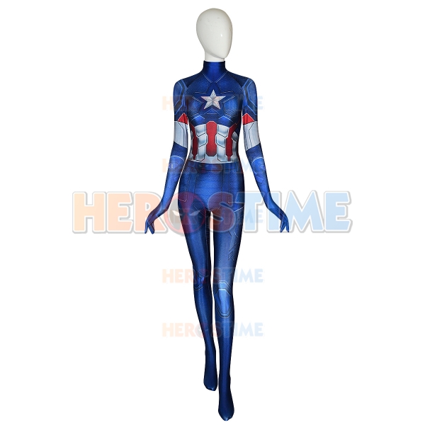 Captain America Costume Avengers: Endgame Female Costume No Head Piece