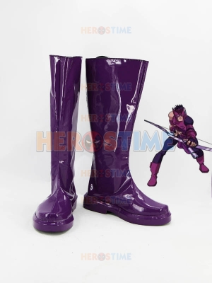 Hawkeye Purple Superhero Boots