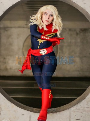 2018 Newest MsMarvel Carol Danvers Female Superhero Costume