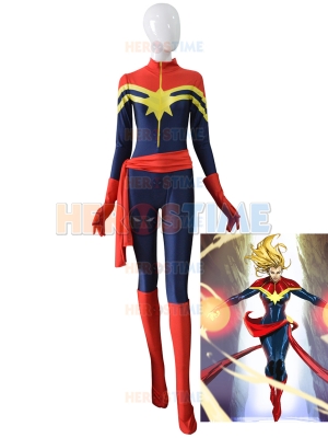 MsMarvel Carol Danvers Female Superhero Costume